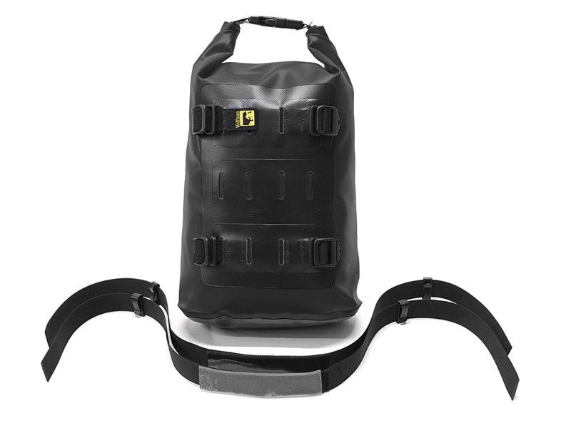 Wolfman dual sport adventure medium waterproof rolie bag black h201