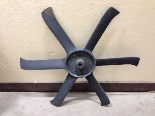 Fan propeller blade, 6 fins, coated, 18" fin, 1' shaft, deal!!!!!
