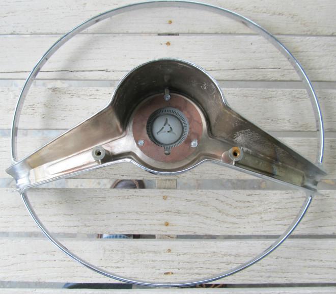 NOS 1963 Dodge 880 Chrome Horn ring with Fratzog emblem 2266767 NICE, US $295.00, image 4