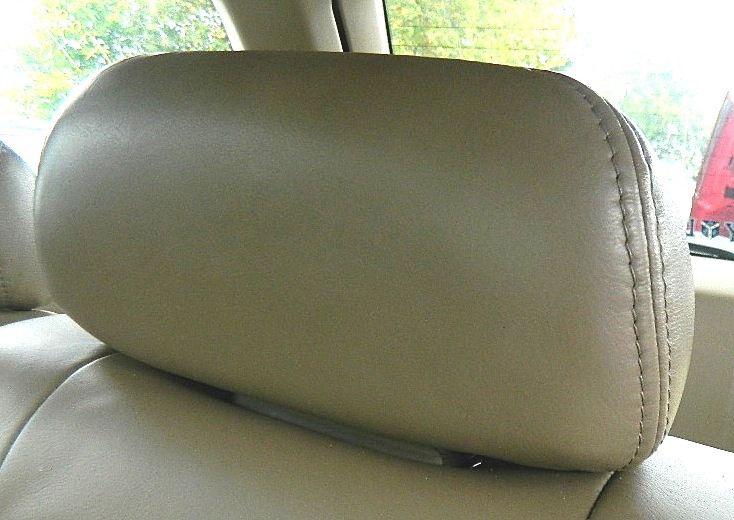 2001-2003 acura mdx tan leather rear head rest set of three
