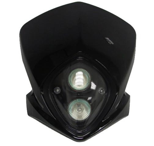 Head light w/brackets for suzuki drz rz rm ts rmz 80 250 streetfighter fairing
