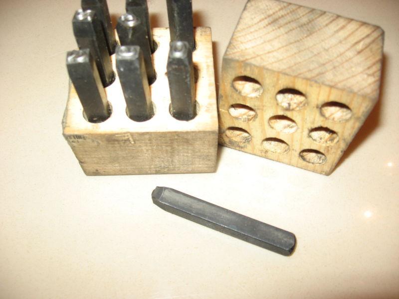 Calvan Tools Steel Stamp Set 3/16 inch figures 47084, US $34.00, image 2