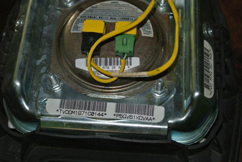 02 03 04 JEEP GRAND CHEROKEE DRIVER LEFT AIRBAG OEM BLACK, US $30.00, image 2