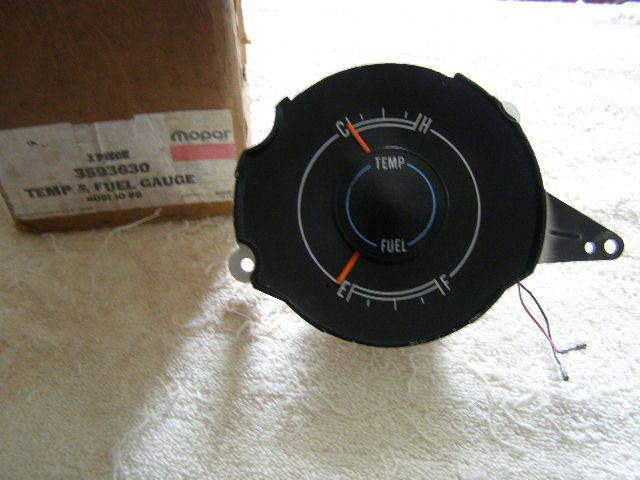 Nos mopar 76-79 r,w,x,s fuel temp gauge roadrunner magnum charger