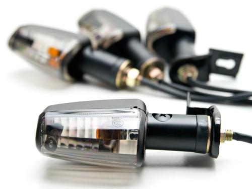 4 pcs smoke spear turn signals lights for kawasaki vn vulcan classic drifter 800