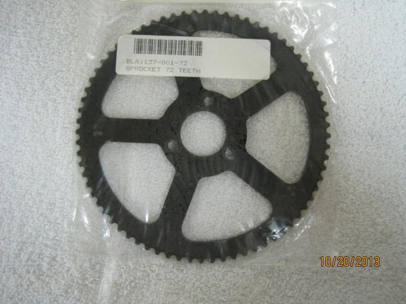 Blata 72 tooth sprocket part # 137-001-72 nos