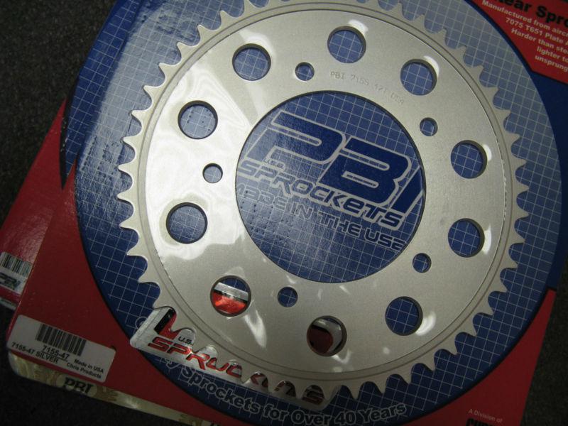 Pbi rear sprocket - 47 teeth  - 520 width -  yamaha   yzf-r6s   r6s  r6