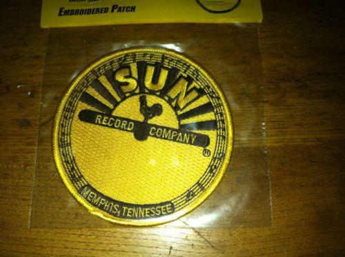 Sun records - memphis, tn  official embroidered patch - new!