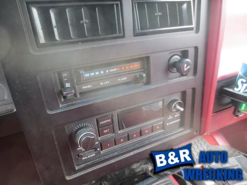 Radio/stereo for 86 87 88 89 90 91 dodge ram 150 pickup ~ black face w/o cass