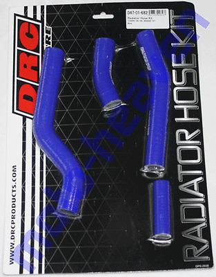 Drc silicone radiator hose set hoses blue yamaha wr450f 2007-2009 (d47-01-682)