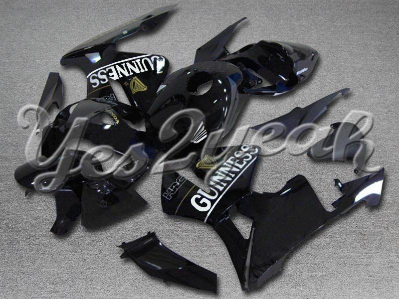 Injection molded fit 2005 2006 cbr600rr 05 06 all black fairing zn1050