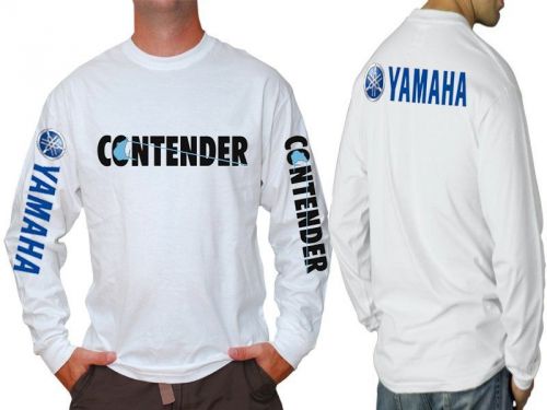 New contender yamaha boats team long sleeve t shirt! on sale!! s,m,l,xl,2xl