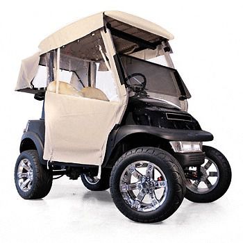 Tampa g - 3-sided over-the-top enclosure for e-z-go rxv w/new style top (sand)
