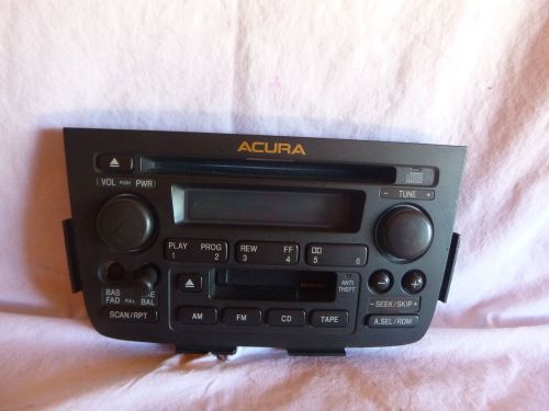 01-04 Acura MDX Radio Cd Cassette Face Plate 39101-S3V-A040 2PF1 FP11917, image 1