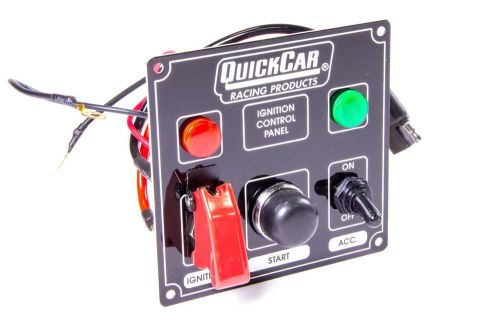 Quickcar racing products 4-5/8 x 4-3/8 in dash mount switch panel p/n 50-823