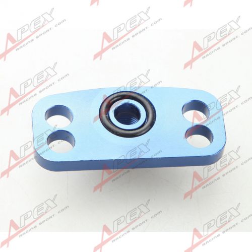 1/8" npt tomei fuel pressure regulator adapter honda acura blue