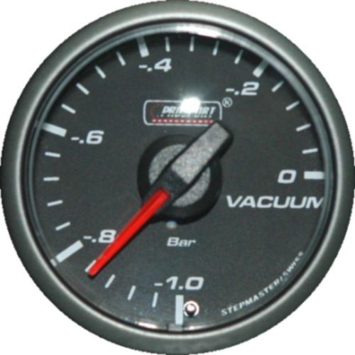 Prosport 45mm clear lens amber red led vacuum gauge bar