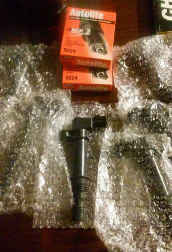 Jeep ignition coil (6 pack)+2x autolite fits jeep grand cherokee(1999-2004)etc..