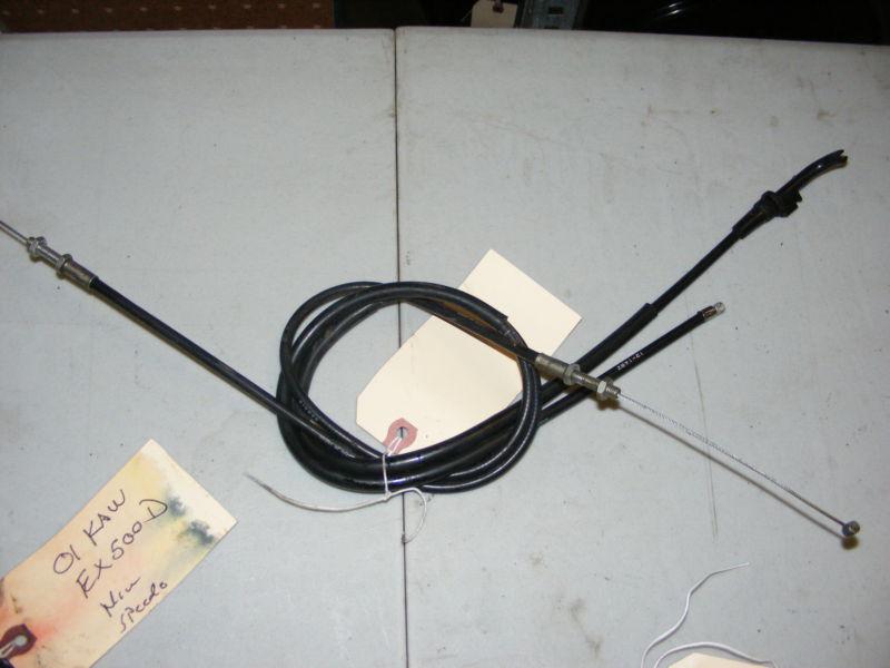 01 kawasaki ex500d ninja throttle cables