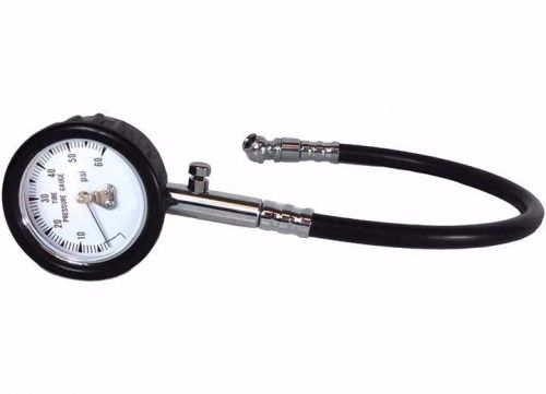 Big end products 15153 0-60 tire pressure gauge 2-5/8 dial rubber check valve