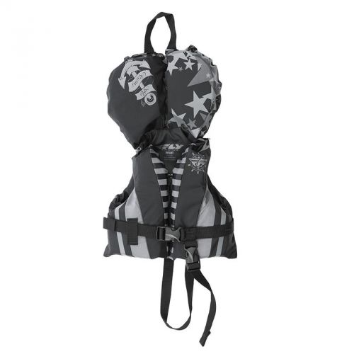 Fly racing nylon infant life water sport vest-black/grey-one size