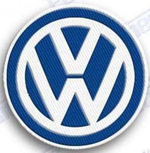 Volkswagen vw  blue iron on embroidery patch auto car das auto emblem patches