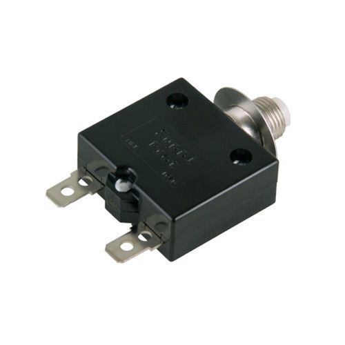 New d/c 70525 20 amp 1/4&#034; quick connect push button circuit breaker