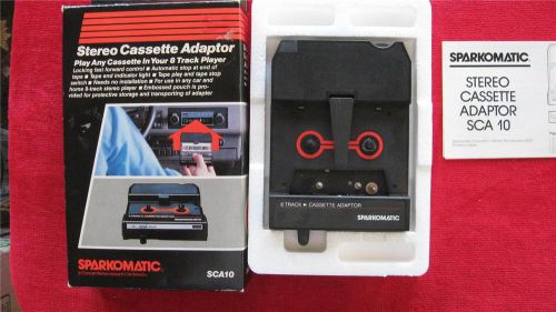 Vintage sparkomatic 8 track to cassette adaptor  sca10 (nr)