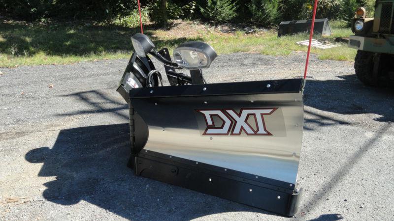 Boss 92 dxt stainless steel snowplow and m35a2 deuce and a half military truck