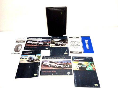 2004 land rover freelander owner's manual handbook set &amp; case *oem*
