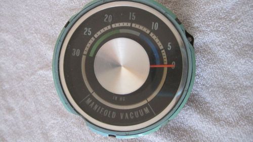 Rare 1965 chevy impala super sport vacuum gauge oem original