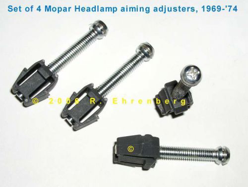 Mopar: &#039;69-75 headlamp aiming adjusters headlights cuda charger road runner gtx