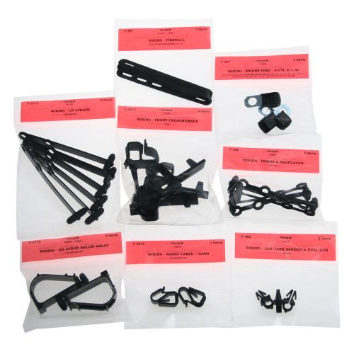 Amk 68z-wc mustang wiring clip kit 1968