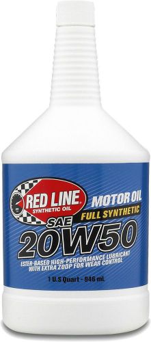 Red line 20w50 motor oil 1 qt