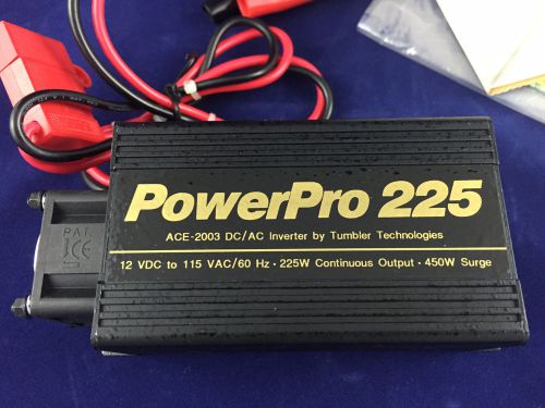 Power pro 225 watt e-z power inverter