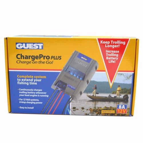 MARINCO GUEST 36082-12 CHARGEPRO PLUS 8A 12V BOAT RV TROLLING BATTERY CHARGER, image 1