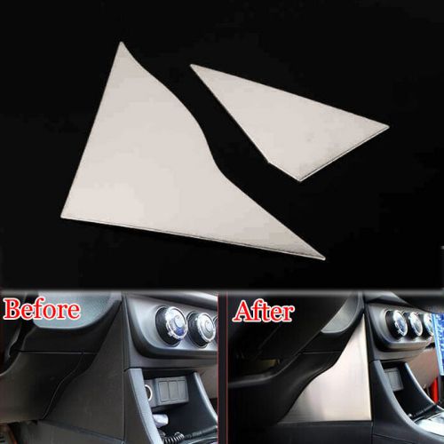 2pcs for corolla interior console gearshift panel both side triangle cover trim