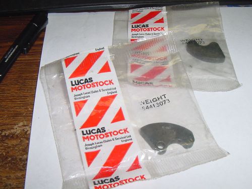 2 nos lucas distributor weights austin healey 3000 jaguar xk-e 3.8s 4.2 3.4 tr4