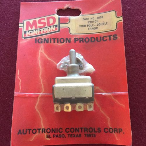 Msd four pole double throw switch 8808 ignition