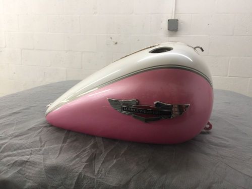 Harley-davidson softail deluxe flstni paint set gas tank fenders with trim!