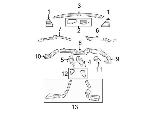 Chrysler oem  dashboard air vent 1am67dx9ad image 2
