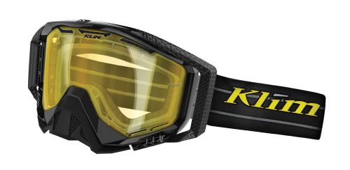 Klim radius blackout/dbl yellow tint