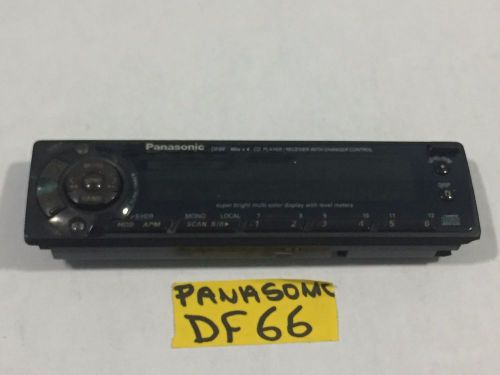 PANASONIC RADIO FACEPLATE MODEL  DF-66   DF66 TESTED GOOD GUARANTEED, US $20.00, image 1