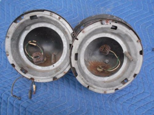 Lancia flaminia pf coupe 3b used original pair carello 7" headlight buckets