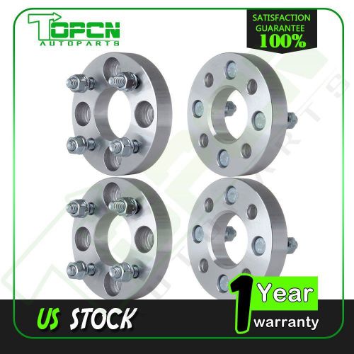 4pc - 1.0&#034; (25mm) | 4x100 to 4x100 wheel spacers | 12x1.5 studs for chevrolet
