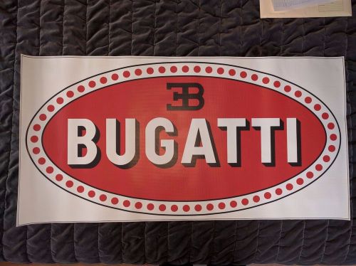 Bugattit banner 20"1/4 x 40"