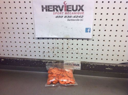 X-calibar ultra lites sno-stuff track stud nylon nut backing plate 47 6060209d