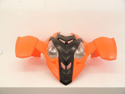 05 polaris predator 500 troy lee designs used front fender plastic head light