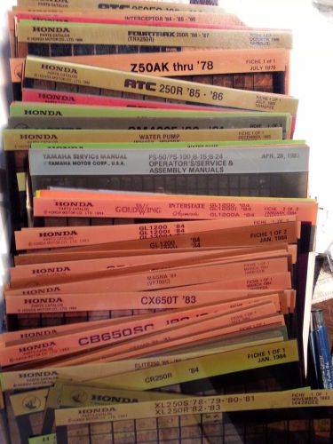 Honda hawk cb450t  - microfiche parts manual for 1982