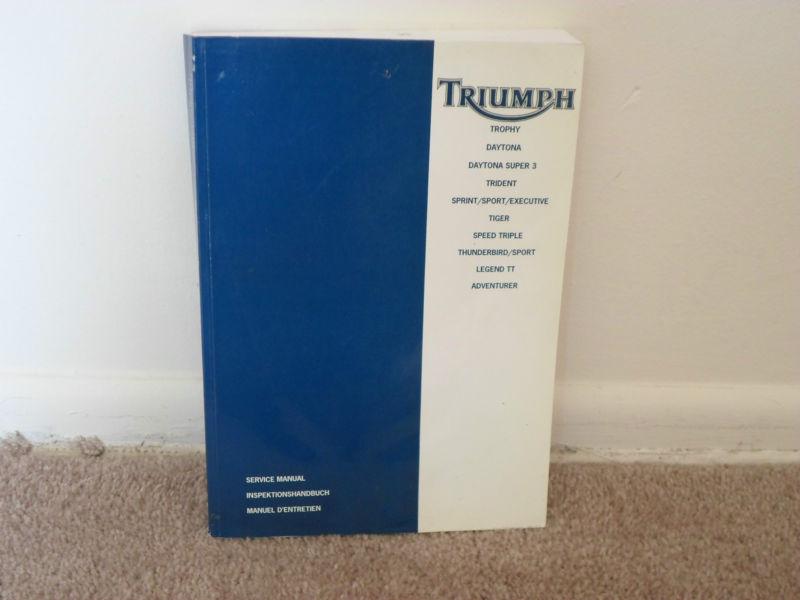 Triumph t300 thunderbird trophy service manual paper